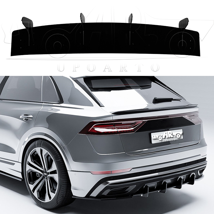 AR-AUDI-083-2018+ AUDI Q8 S-line Rear Blade Diffuser