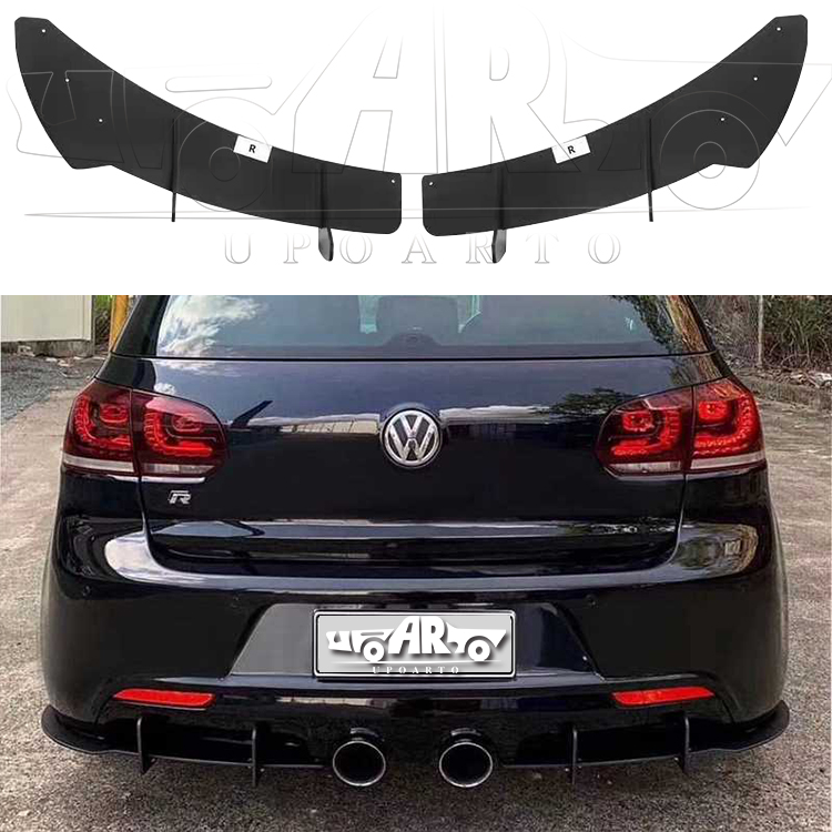 AR-VW-096-Golf 6 R20 Rear Blade Diffuser - Image 2