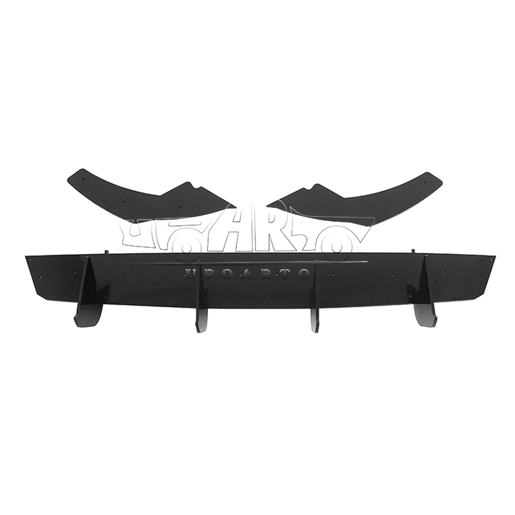 AR-VW-0131-Golf 8/R-line Rear Blade Diffuser Extension With Rear Side Splitters - Image 2
