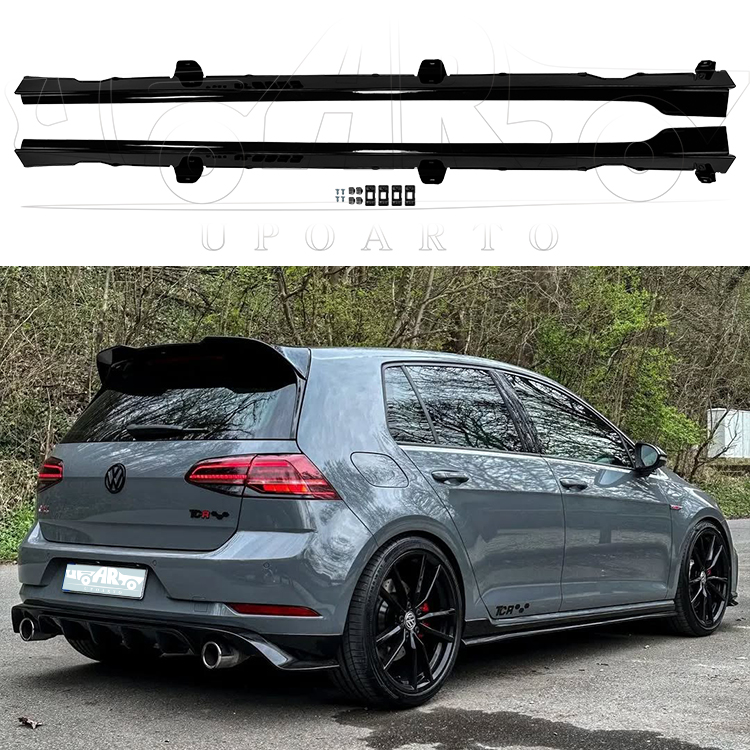 Golf 7/7,5/7 R-line/7,5 R-line Car GTI TCR Style Side Skirt - Image 2