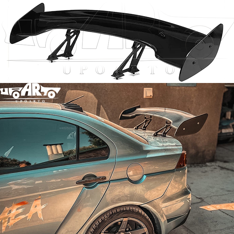 4 Generation Universal Rear Spoiler With Aluminum Bracket For Sedan - Image 2