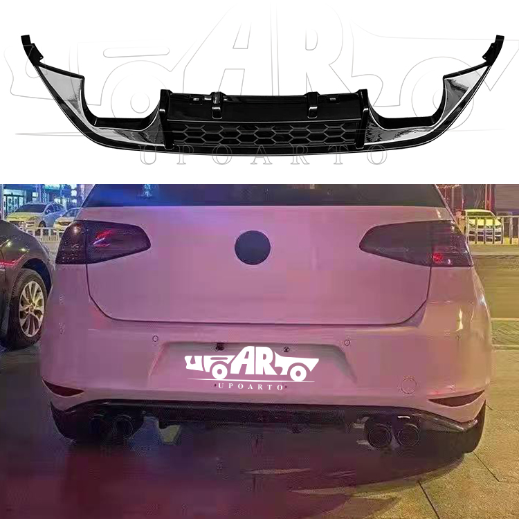 Golf 7 Rear Lip(Right And Left 2 Exahust Pipes  Total 4 pipes) - Image 2