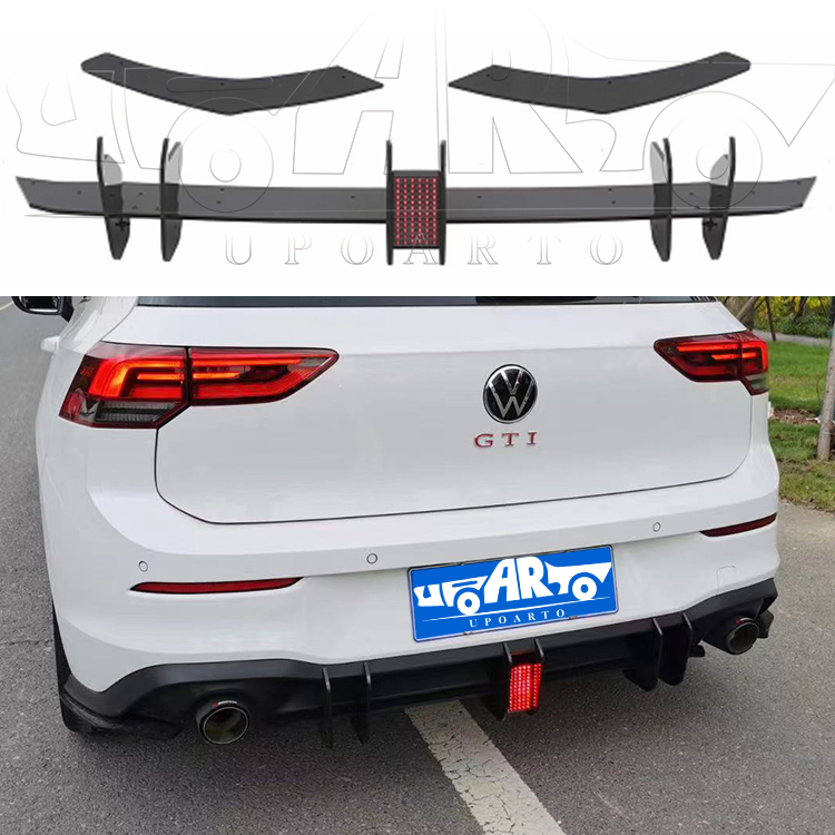 Golf 8 R-line Rear Blade Diffuser With Lamp - Image 2