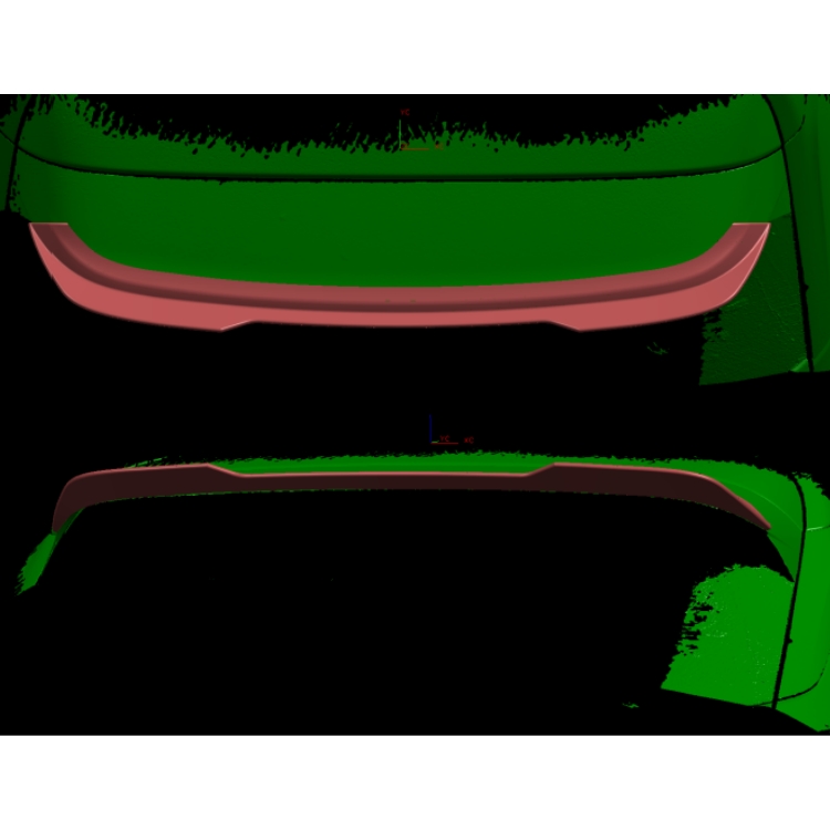 2019+ Opel Corsa F Rear Spoiler - Image 2