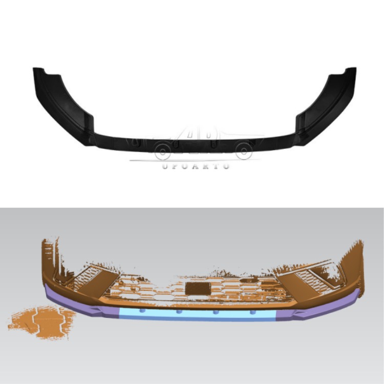2017-2021 Seat Ibiza 3 Sections Front Lip - Image 2