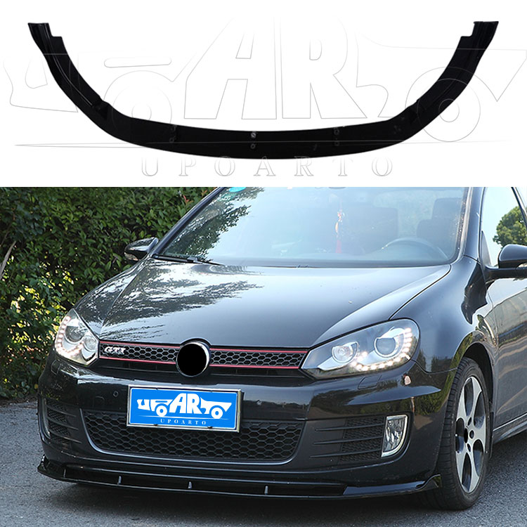 Golf 6 GTI Injection Molding Three- Section Front Lip(Style 2)